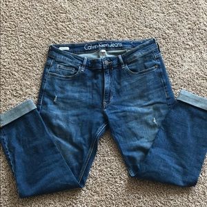 Calvin Klein jean capris